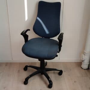 Kontormøbler Reolteknikk AS Brukt kontorstol, Ergonomi i sort stoff Reolteknikk AS